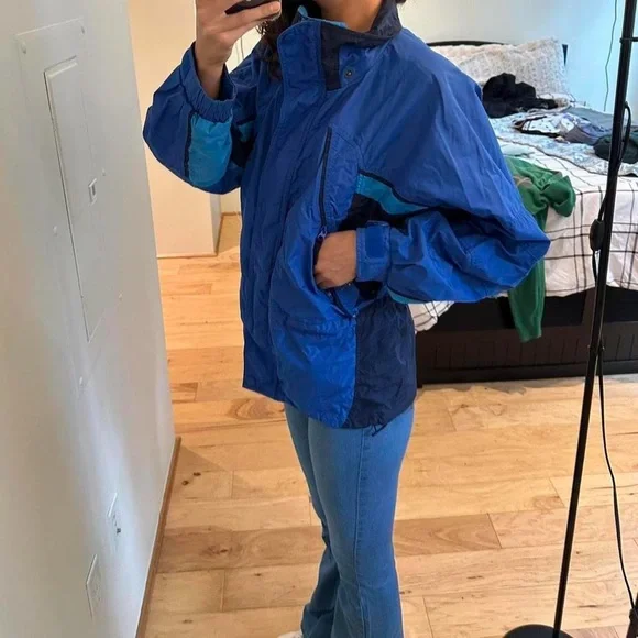 Women's Blue Ski Jacket - Picture 5 of 5